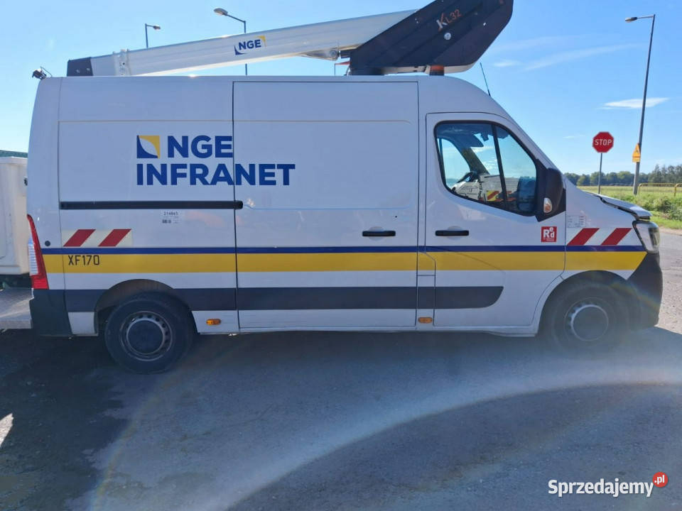 Renault Master Podnośnik Koszowy KLubb K32 145KM Renault wielkopolskie Pleszew