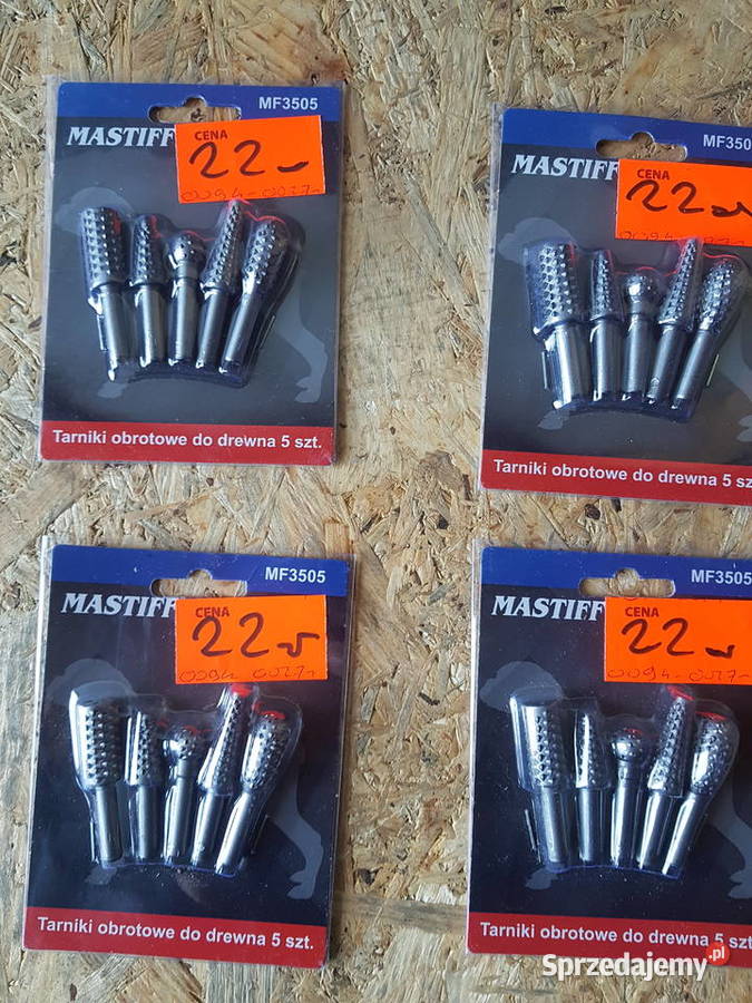 FREZY TRZPIENIOWE PILNIKI OBROTOWE TARNIKI 5 Ręczne Głogowa