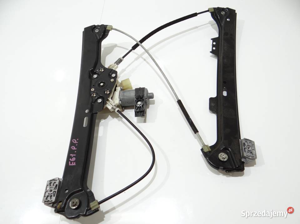 PODNOŚNIK MECHANIZM SZYBY PRAWY PRZÓD BMW E60 osobowe Strzyżewice