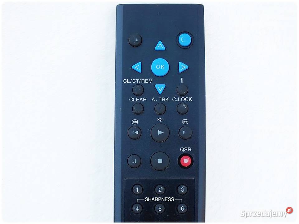 Pilot GOLDSTAR do magnetowidu VHS video z lat Piloty Elektronika Żary
