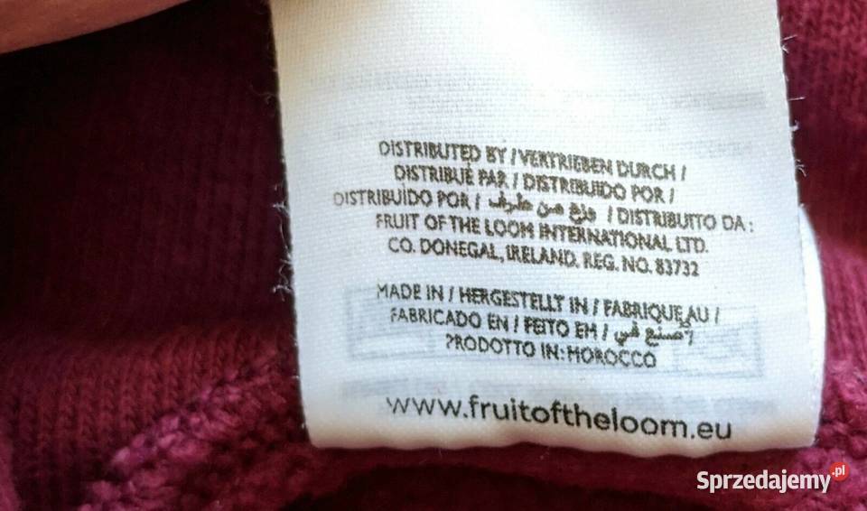 FRUIT OF THE LOOM bluza M Fruit of The Loom Warszawa