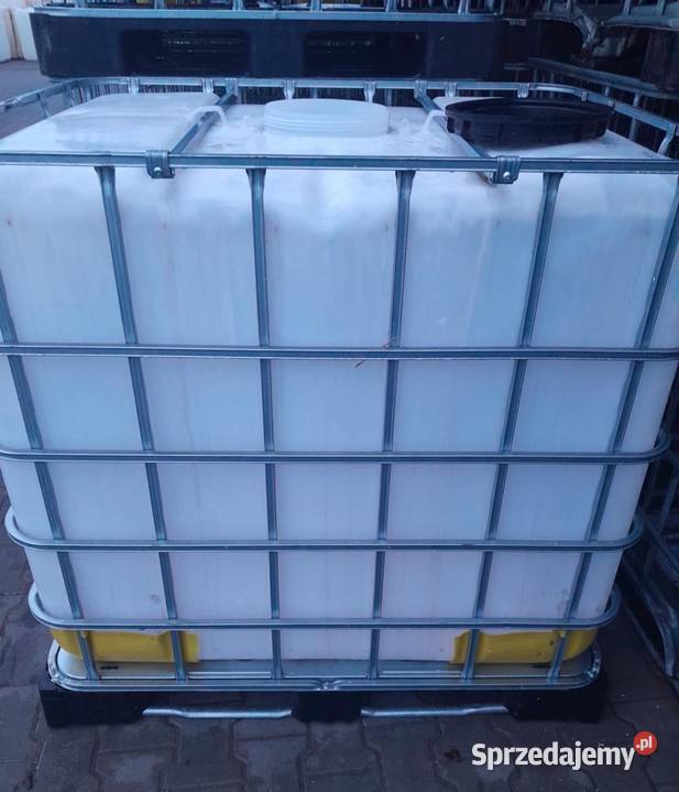 Kontenery IBC 1000L Mausery używane szczelne łódzkie Walichnowy