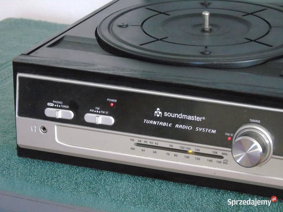Gramofon stereo z radiem głośniki sprawny Jasło