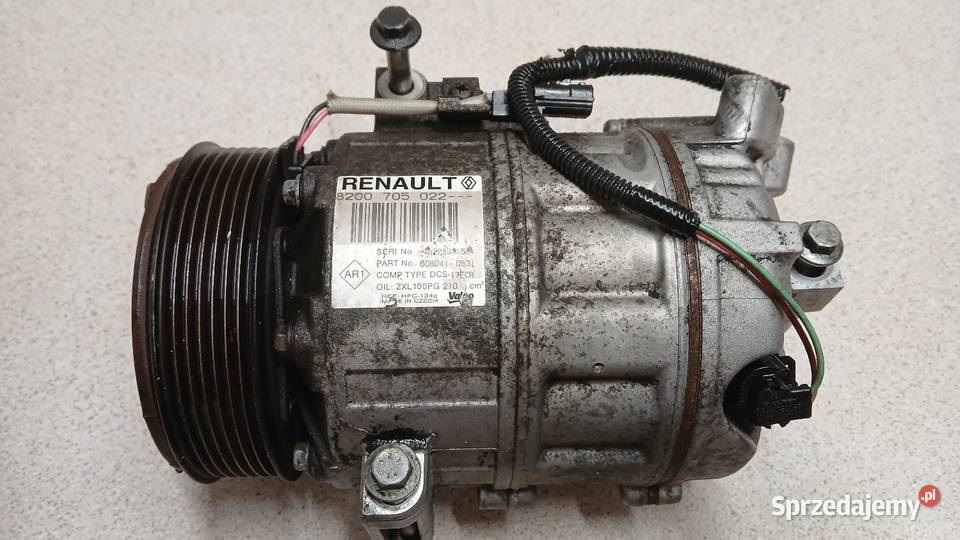 Sprężarka klimatyzacjiRenault Piątek