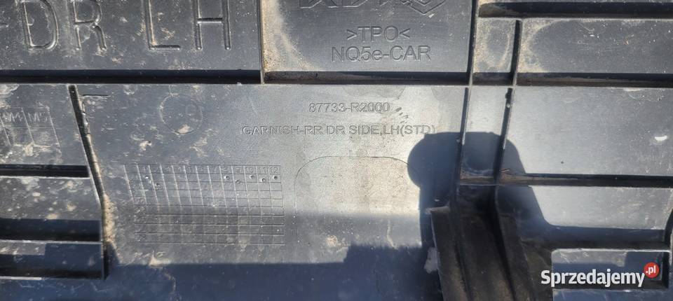 KIA SPORTAGE 5 V 21 listwa drzwi tył lewa Ruda Śląska