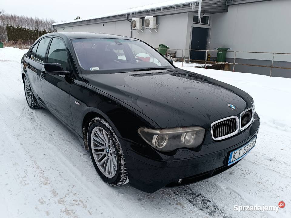 BMW 745 E65 LPG czarny