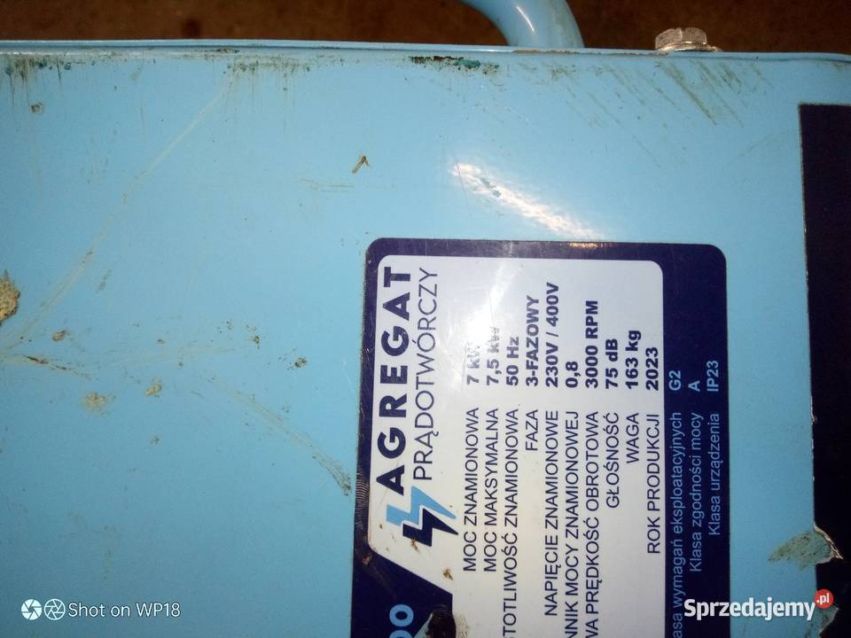 Agregat prądotwórczy Thunder 7 kwa Agregaty prądotwórcze