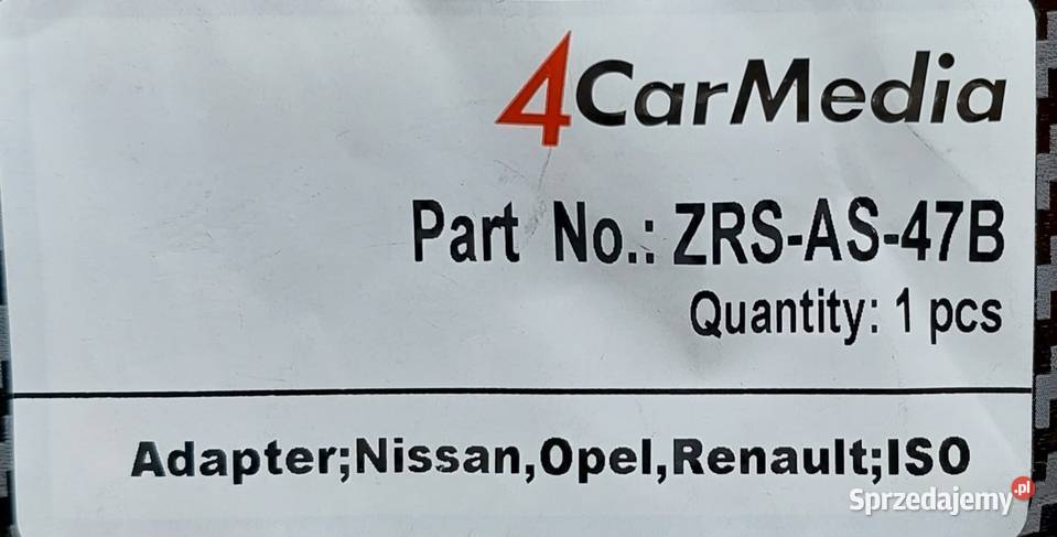ADAPTER ISO RADIO SUBARU IMPREZA OUTBACK 2007 Części Mielęcin sprzedam