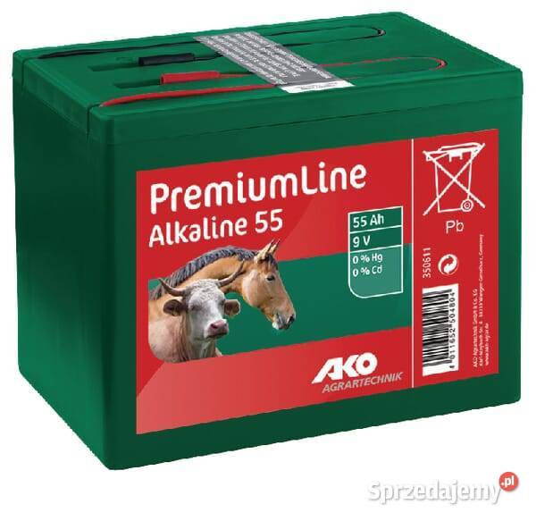 Bateria alkaliczna do elektryzatora 9V 55Ah mała Kamionna sprzedam