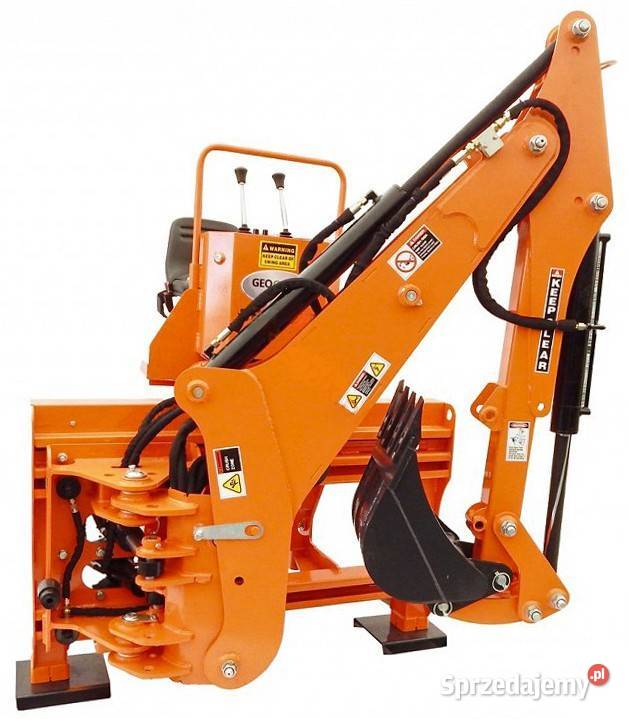 Koparka ciągnikowa z przesuwem BHMS 225 Geograss nieuszkodzony Tajęcina sprzedam