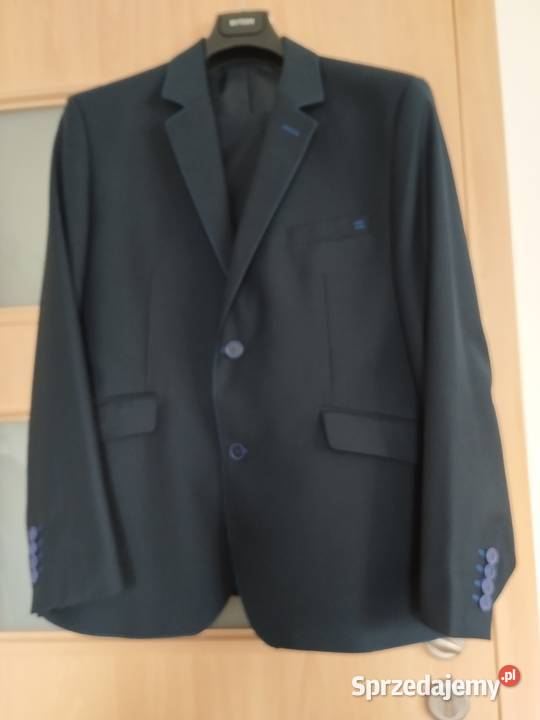 Garnitur męski ciemny granat ALJEKA 58170 mazowieckie