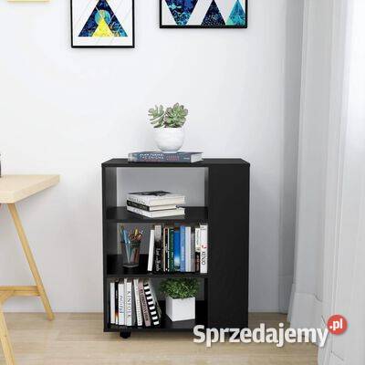 Szafka na kółkach czarna 60x35x75 materiał Warszawa sprzedam