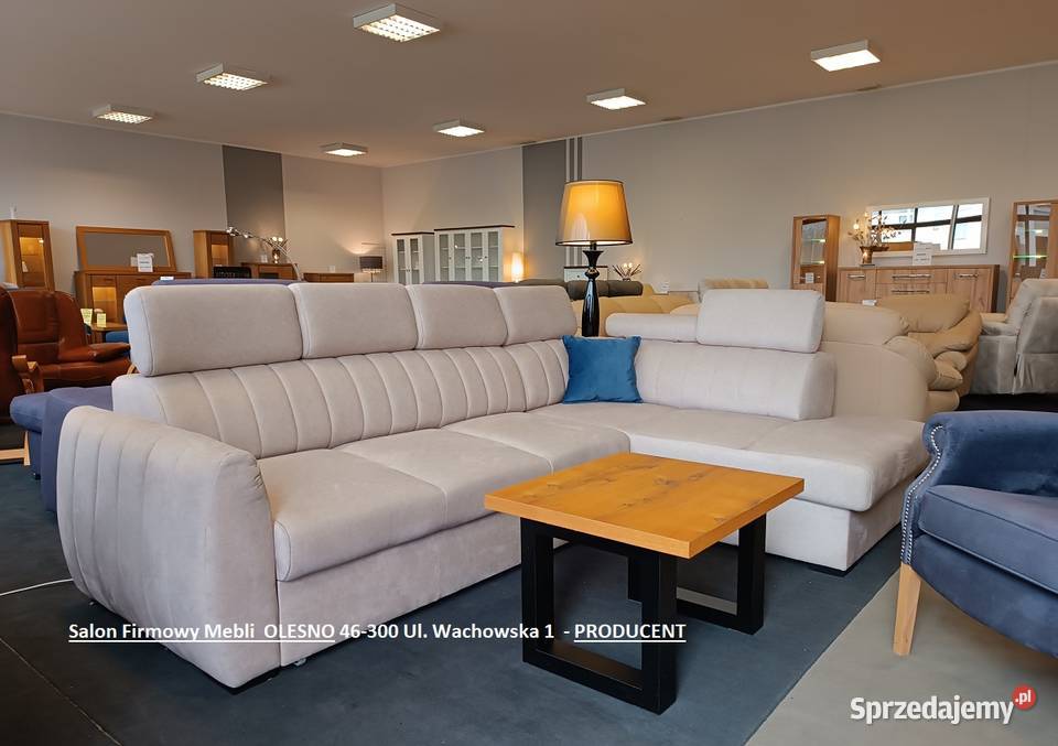 Narożnik CASTEL 190x275 Tkanina Zmywalna Do Olesno