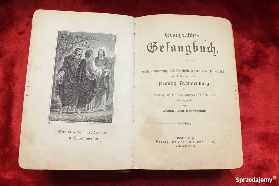 Oryginalny stary modlitewnik z 1920 roku Antykwariat Żary sprzedam