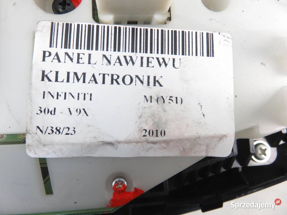 KLIMATRONIK INFINITI M Q70 283951MK3B 283951MK3B małopolskie