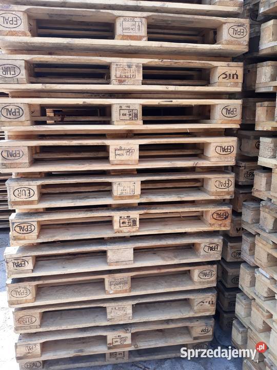 Palety EURO używane jasne 35 paleta jasna FV Magazynowanie śląskie Bytom