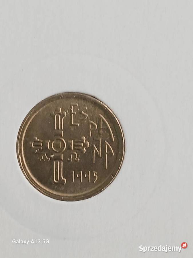 5 Pesetów Hiszpania 1995 r UNC Numizmatyka Konin