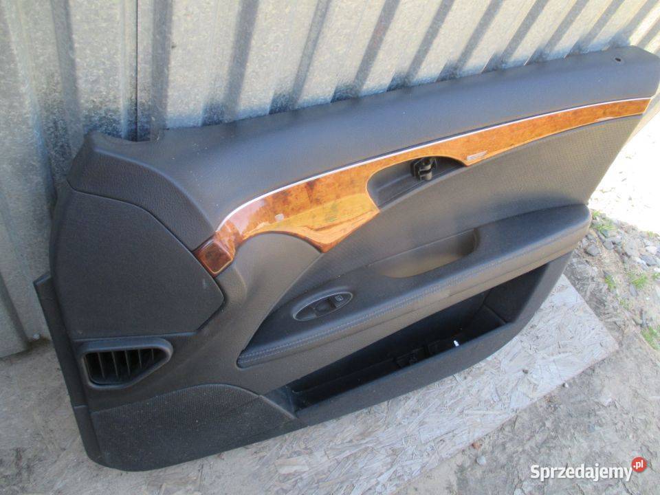BOCZEK TAPICERKA PRAWY PRZÓD SKÓRA MERCEDES W211