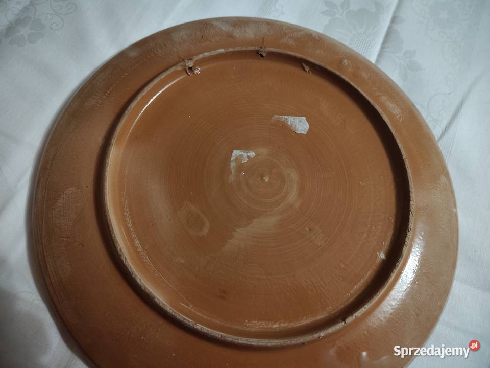 Talerz na ścianę ręcznie malowany Antyki, Sztuka, Kolekcje