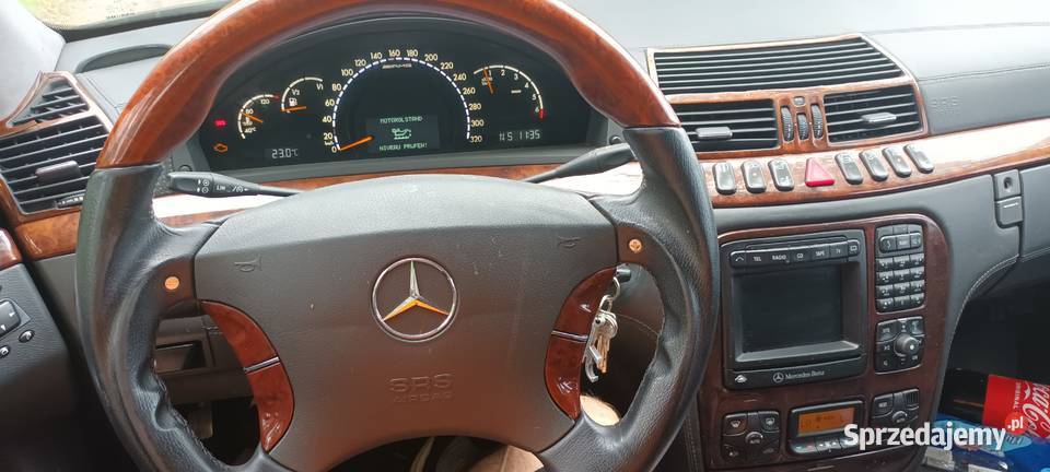 Mercedes W220 S55 360 licznik 387 wysyłka Rok produkcji 2001 Wołomin