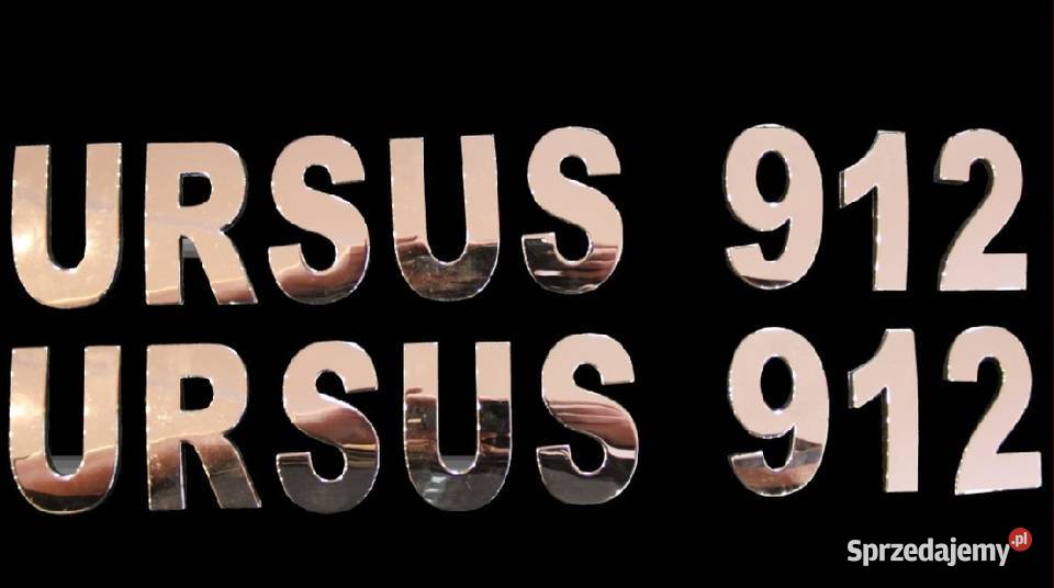 Literki litery maska Ursus c385914 samoprzylepne Ursus kujawsko-pomorskie Rogóźno