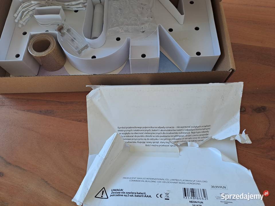 Fun Świecący Napis Neon Fun Zestaw kreatywny Pozostałe