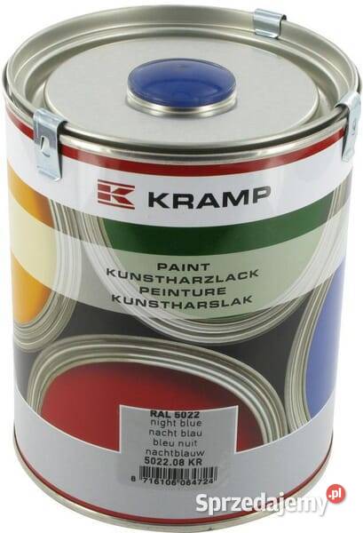 Lakier do maszyn RAL 5022 ciemnoniebieski 1 l małopolskie Kamionna