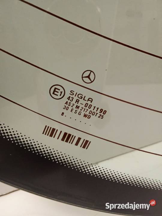 Szyba Tylna Mercedes Eclass W210 95 Antena Bralin sprzedam