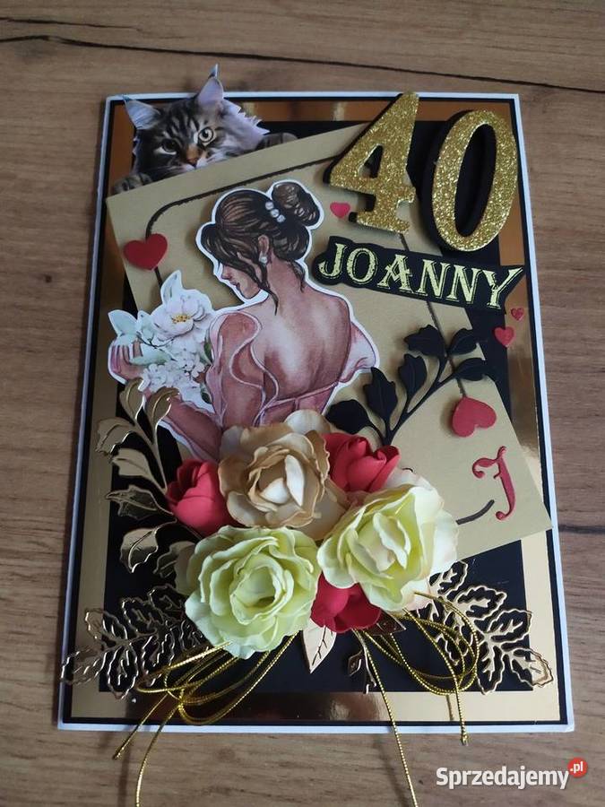 Kartki na urodziny imieniny Rękodzieło artystyczne Konin
