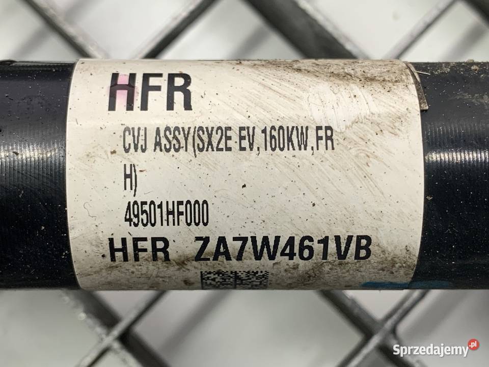 PÓŁOŚ PRAWY PRZÓD HYUNDAI KONA SX2 49560AO000 00