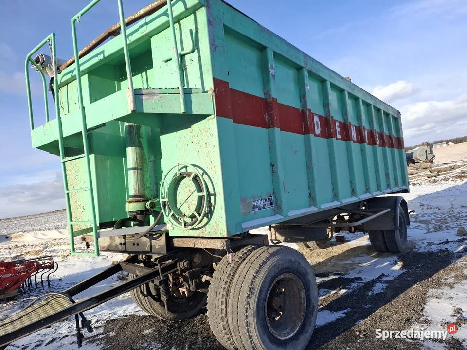 Przyczepa dwuosiowa wywrotka kiper 30 m nieuszkodzony Wola Trzydnicka