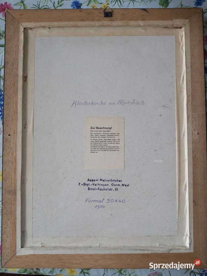Klosterkirche von Alpirsbach śląskie Leśna sprzedam