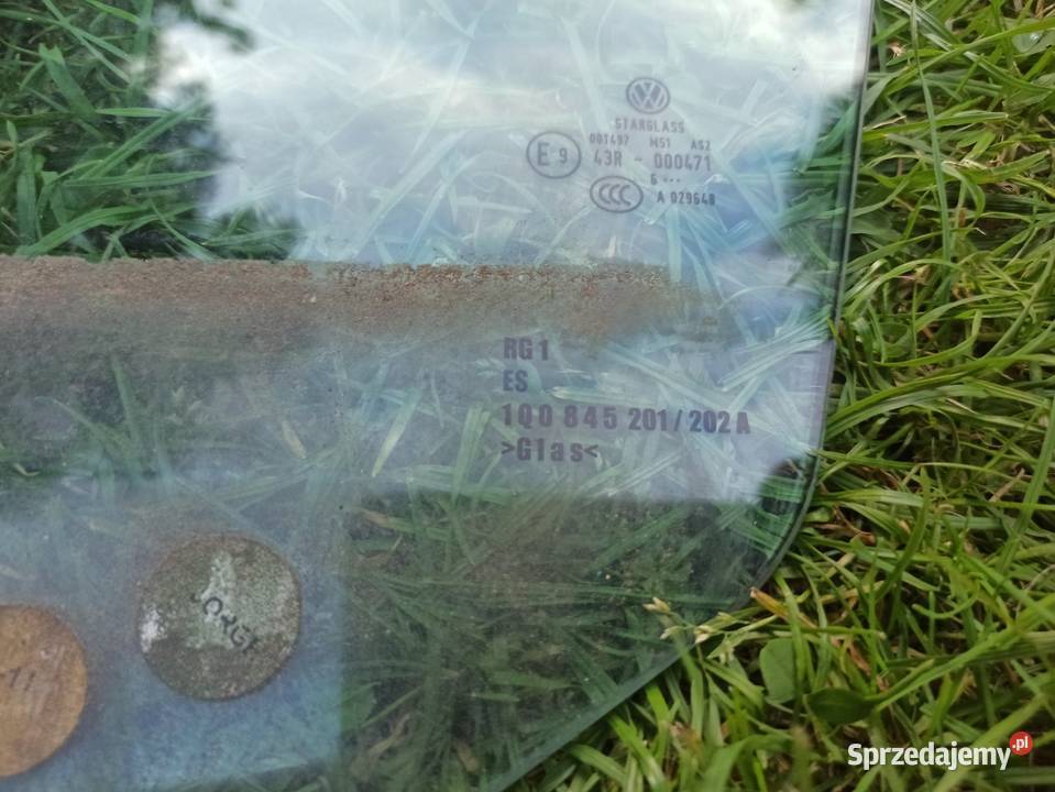 SZYBA DRZWI LEWA PRZÓD VW EOS 1Q0845201 PRAWA Bolesławiec
