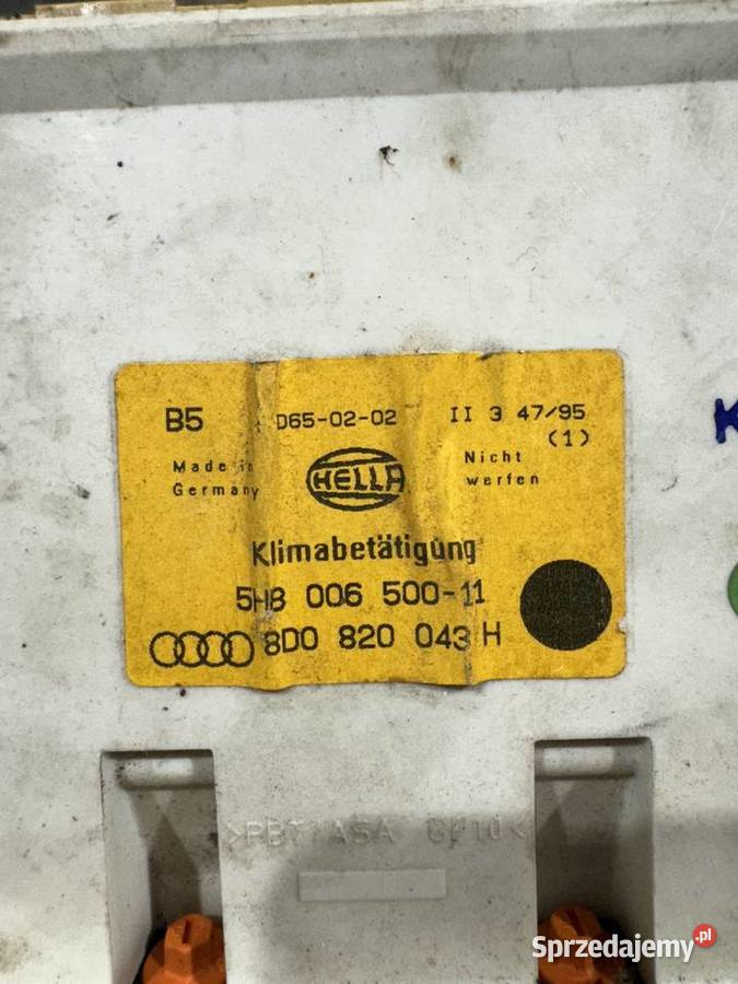 Panel sterowania klima a4 b5 pomorskie Cedry Wielkie sprzedam
