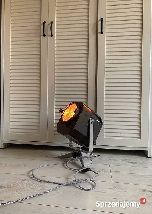 Lampa teatralna PRL Vintage loft Lampki biurkowe Poznań