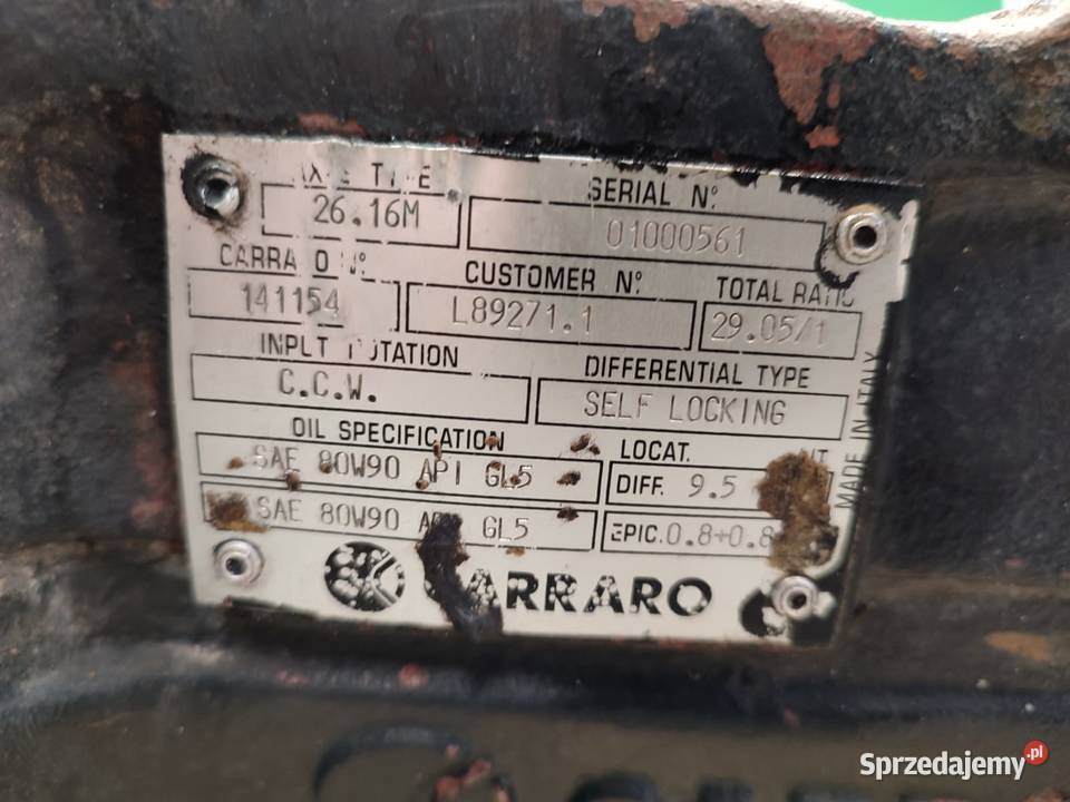 Pochwa mostu 11153 BOBCAT T 2556 wielkopolskie Wilkowo