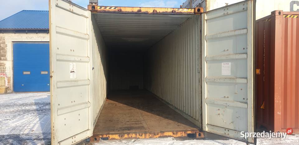 Kontenery morskie 40HC Pallet Wide Gdańsk