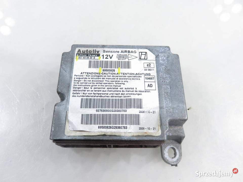 MODUŁ AIRBAG IVECO DAILY IV 69500826 607630800D