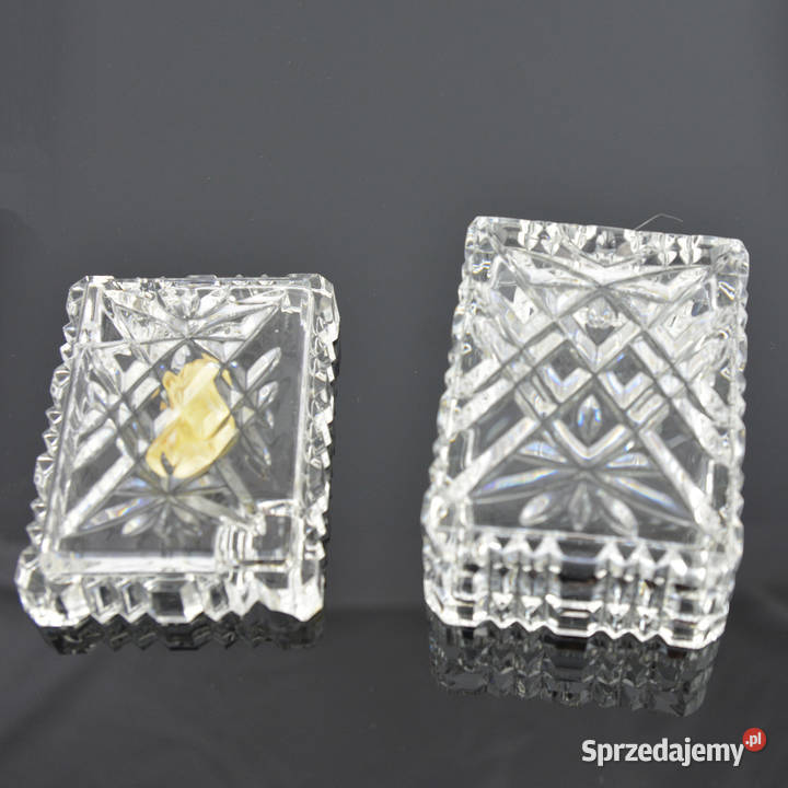 Popielnica z papierośnicą Huta Szkła Julia mazowieckie Warszawa sprzedam