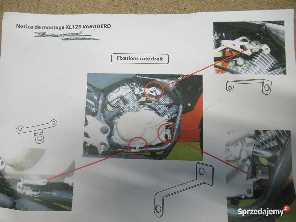 Zestaw TRAVEL EDITION do Hondy Varadero 125 2007 Szczecin