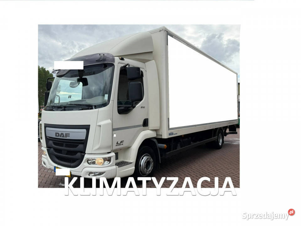 DAF LF 210 Euro 6 kontener 17p winda sprowadzony Góra Kalwaria
