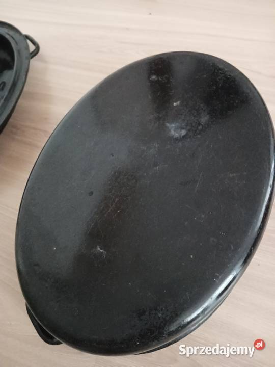 Brytfanna emaliowana żeliwna gęsiarka brytfanka Kraków