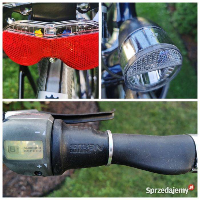 Rower miejski RIH OMEGA 8 biegow D62 Hajnówka sprzedam