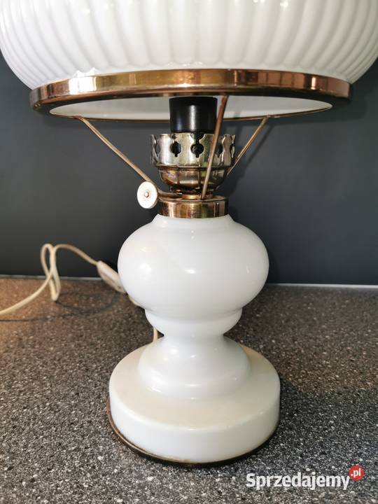 Lampa naftowa elektryczna PRL Vintage Piastów sprzedam
