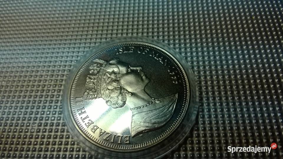 MONETA Wyspa Man 1 korona 1999 Puchar Świata w Warszawa