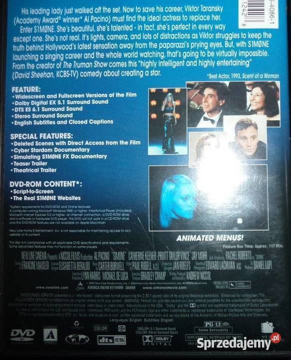 filmy Al Pacino DVD Simone Serpico Glengarry podkarpackie sprzedam