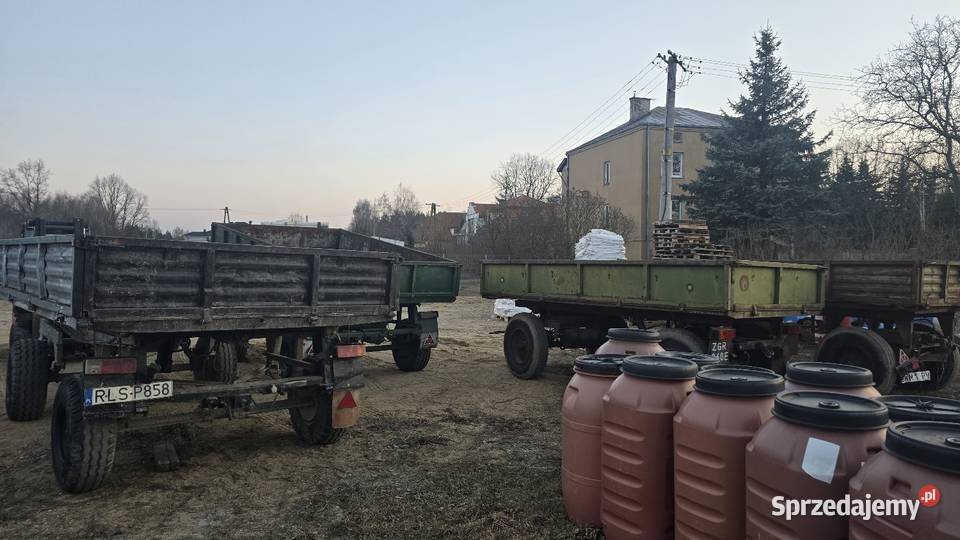 Przyczepa wywrotka d47 Autosan zarejestrowana Lesko