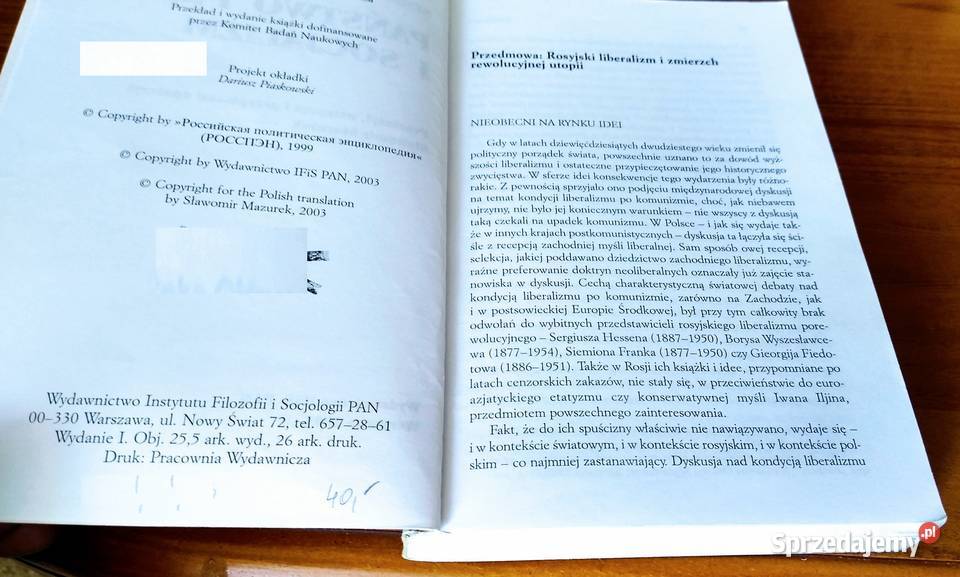 Państwo prawa i socjalizm Sergiusz Hessen Podręczniki Gdańsk