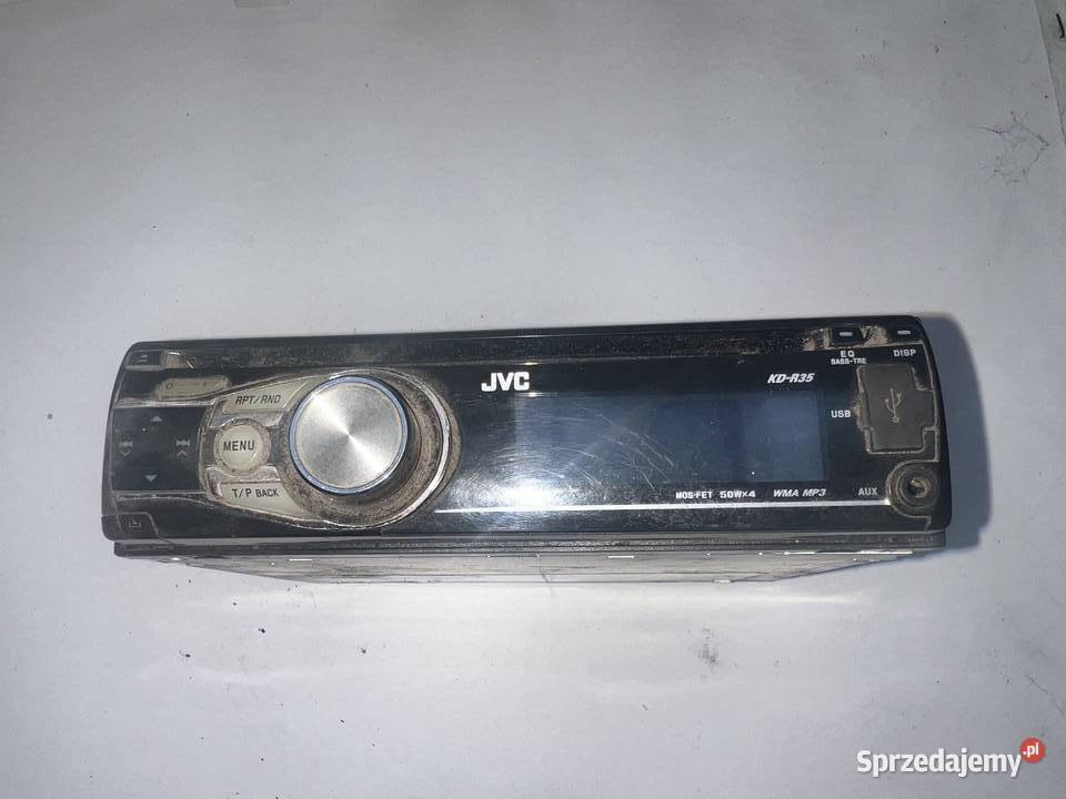 Radio CD USB JVC KDR35 Sprzęt audio fabryczny Ostrzeszów