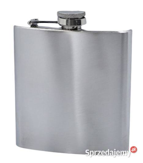 Elegancka Srebrna Piersiówka ze Stali Ostrowy nad Okszą